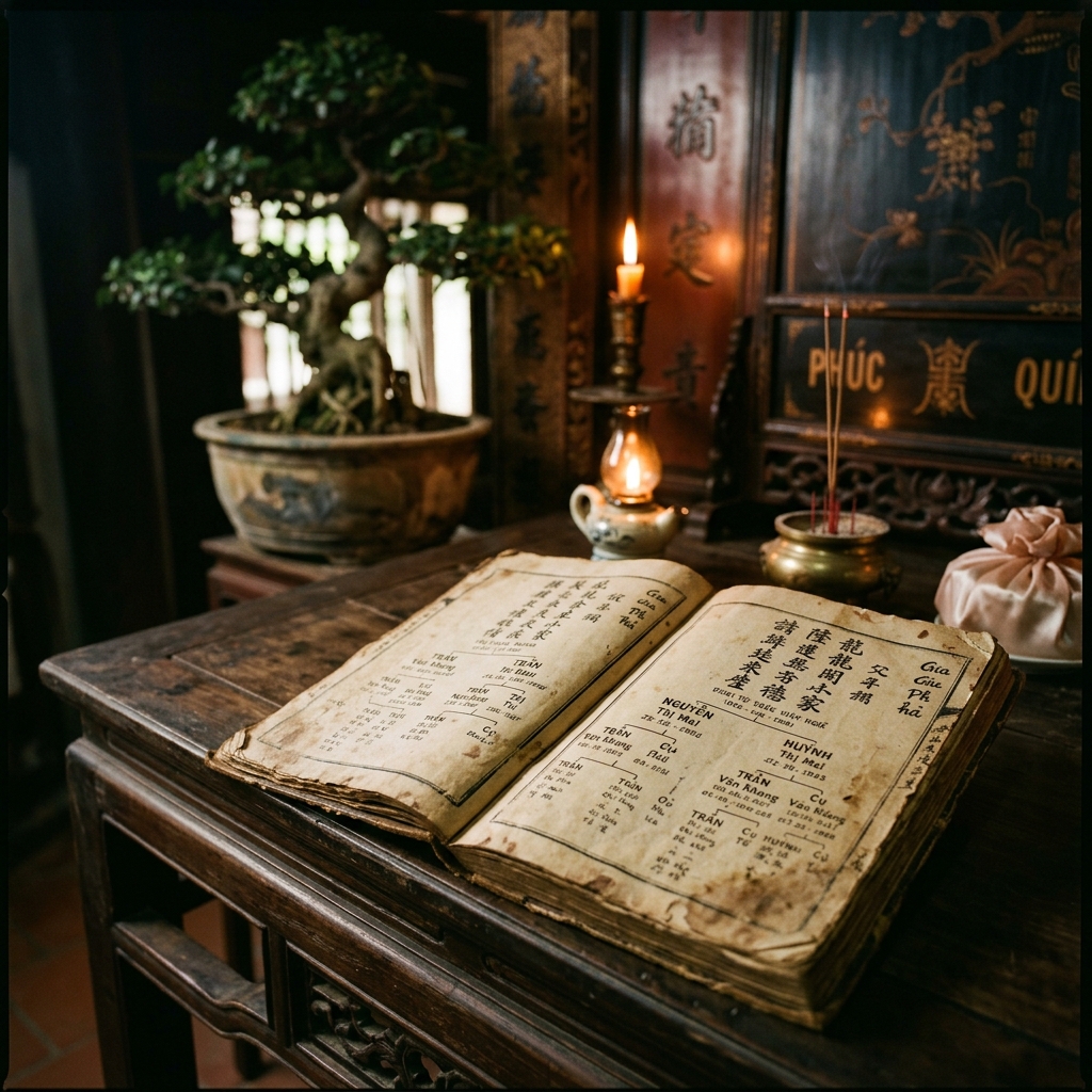 Sách Gia Phả Việt Nam cổ